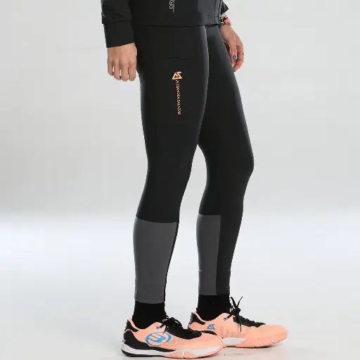 CALZA MUJER BULLPADEL ACOLE NEGRO XL